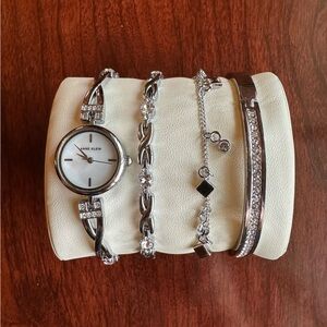 Anne Klein Watch and Bracelet Set